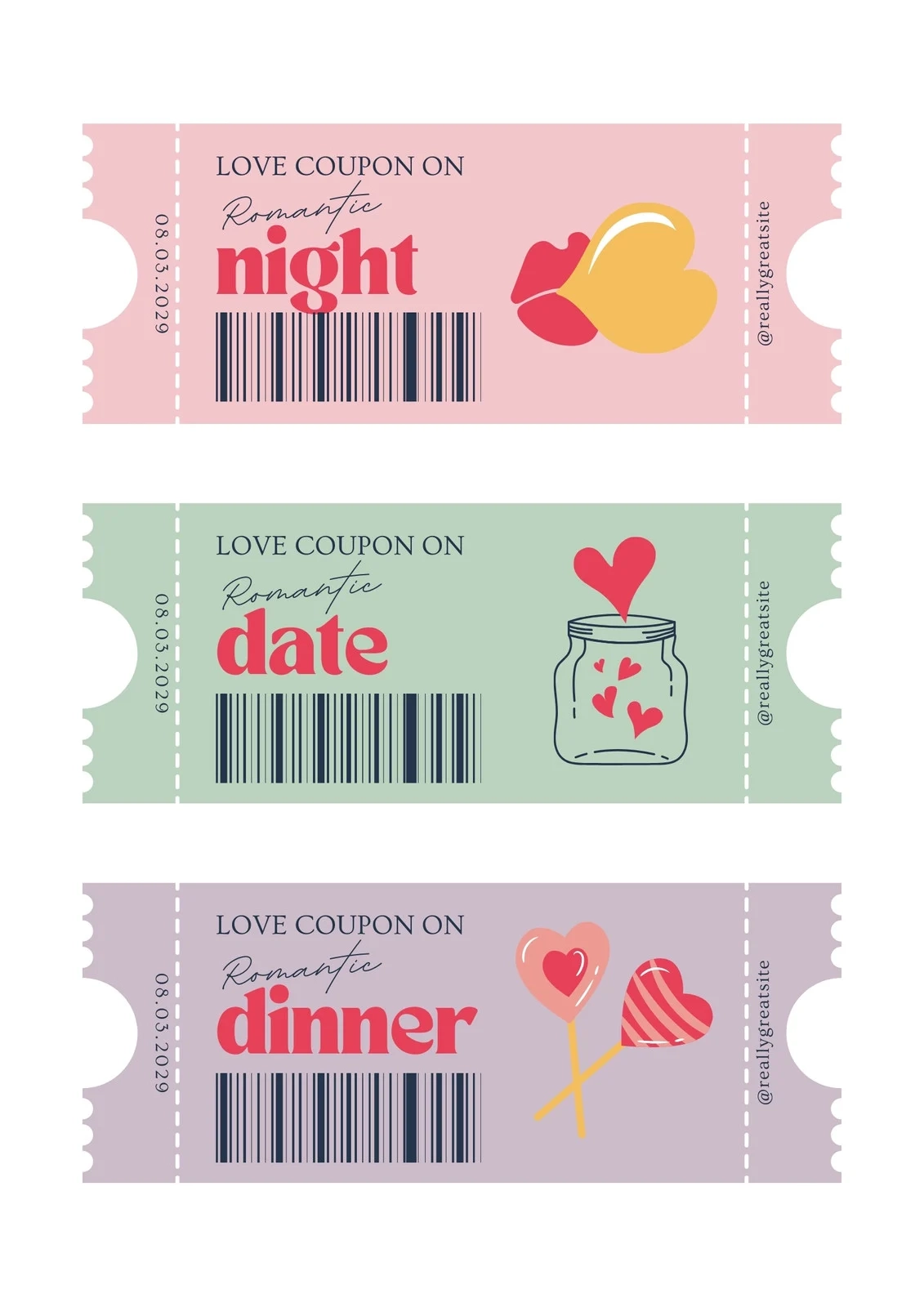 Printable Blank Love Coupons