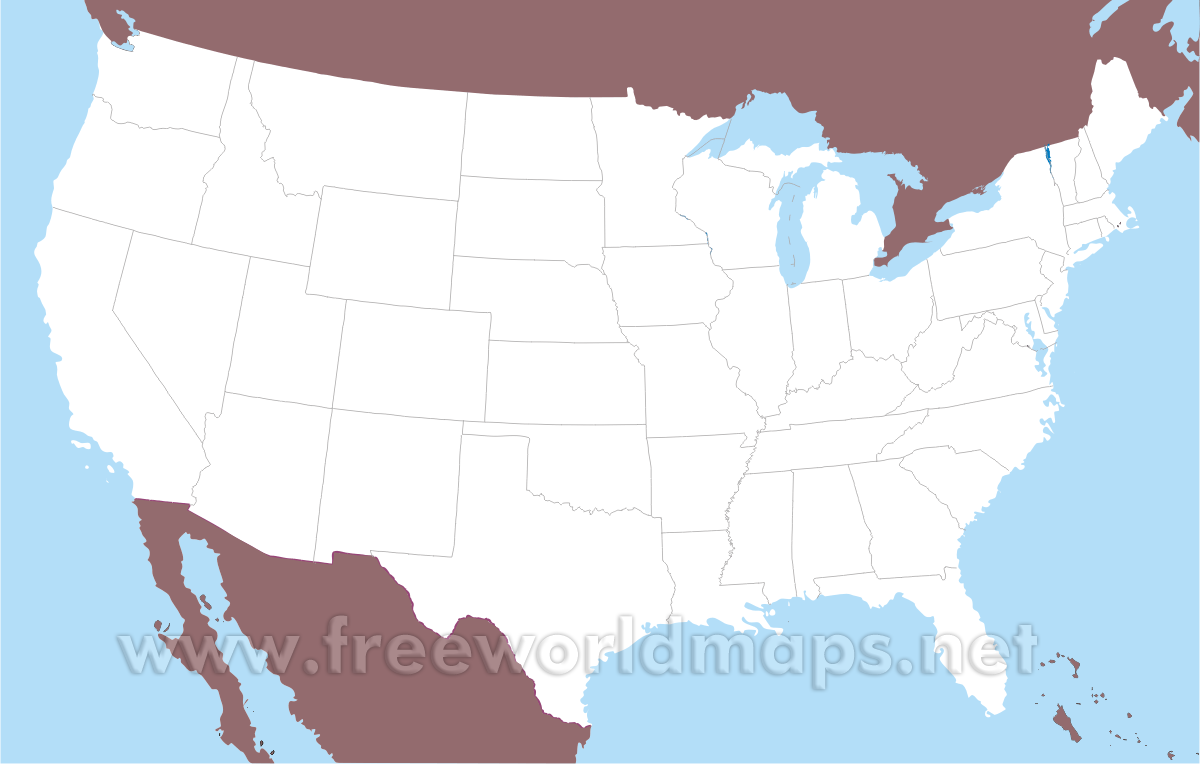 Blank Midwest Maps Free Printable