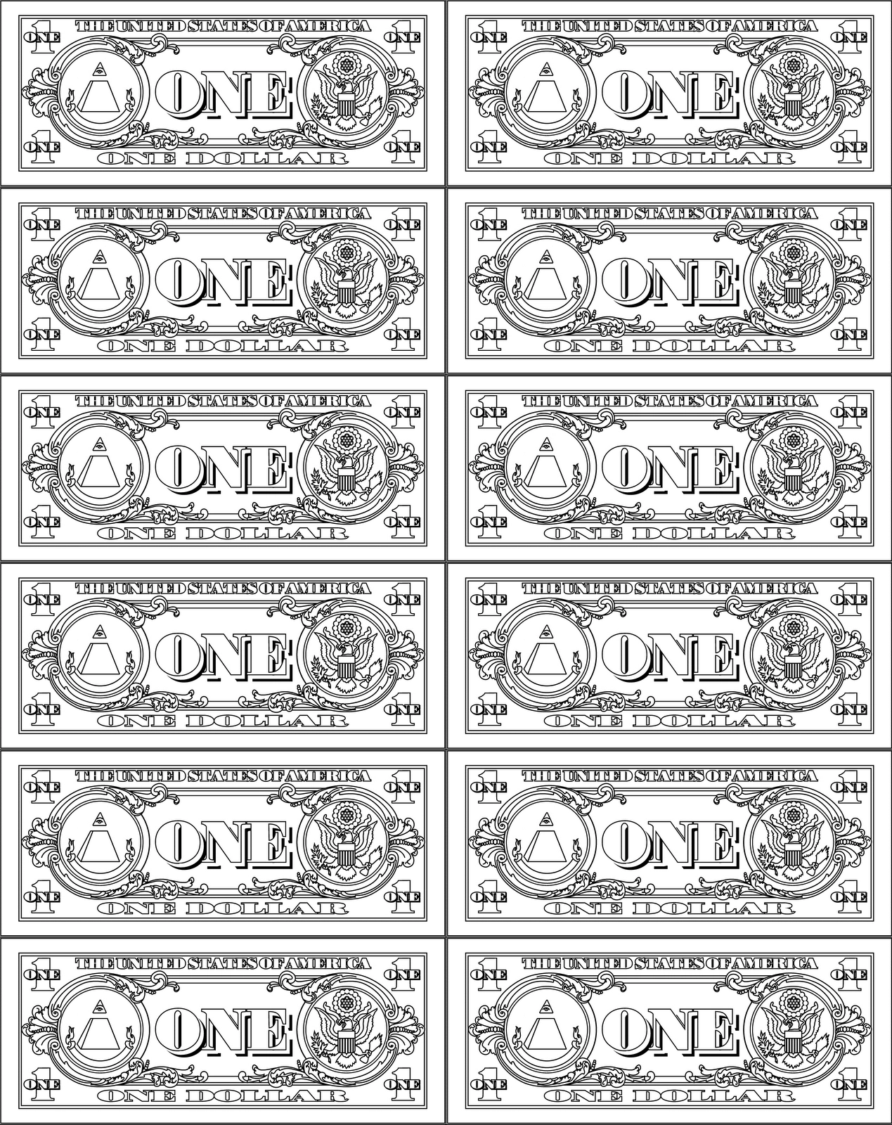 Free Printable Money Printable Party Favors