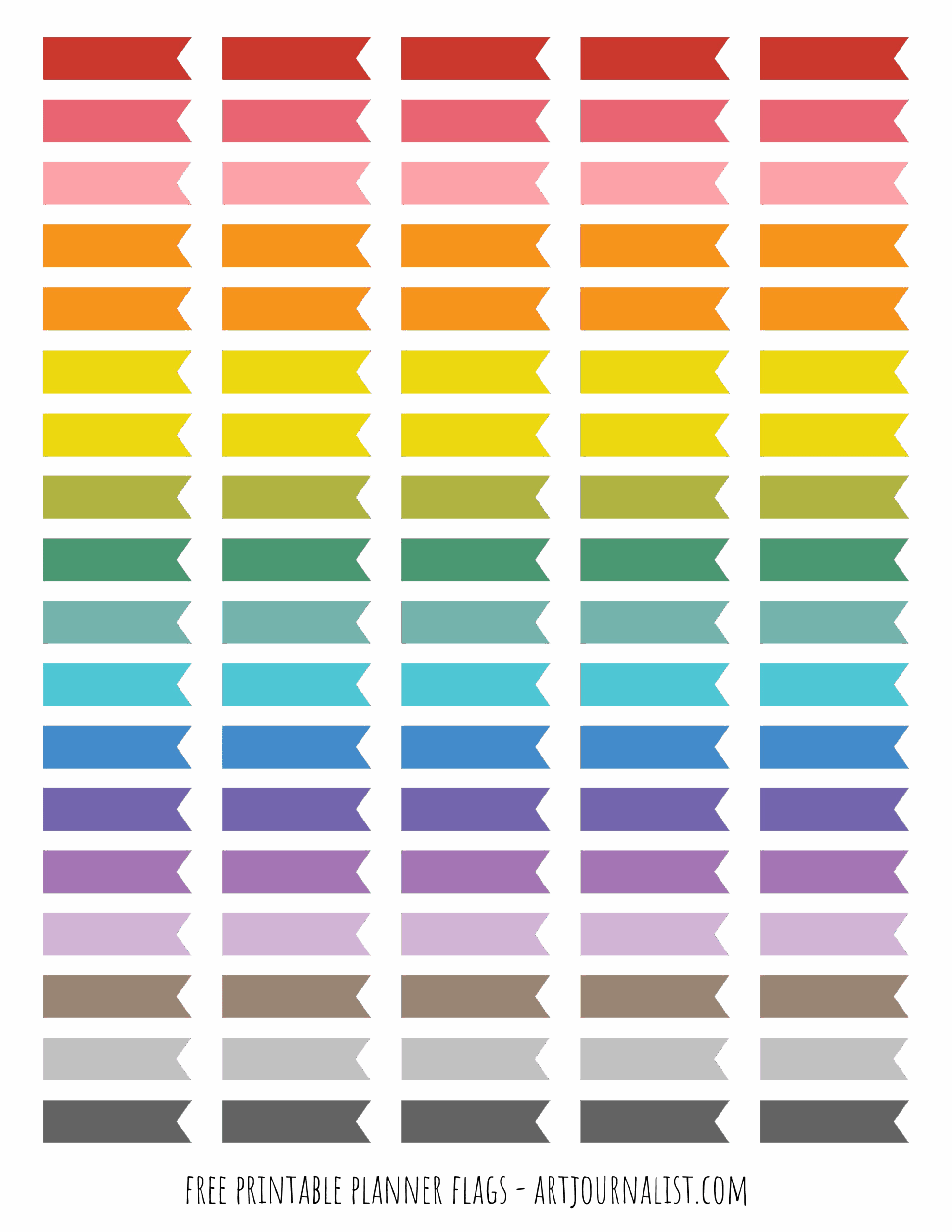 Printable Planner Stickers Blank