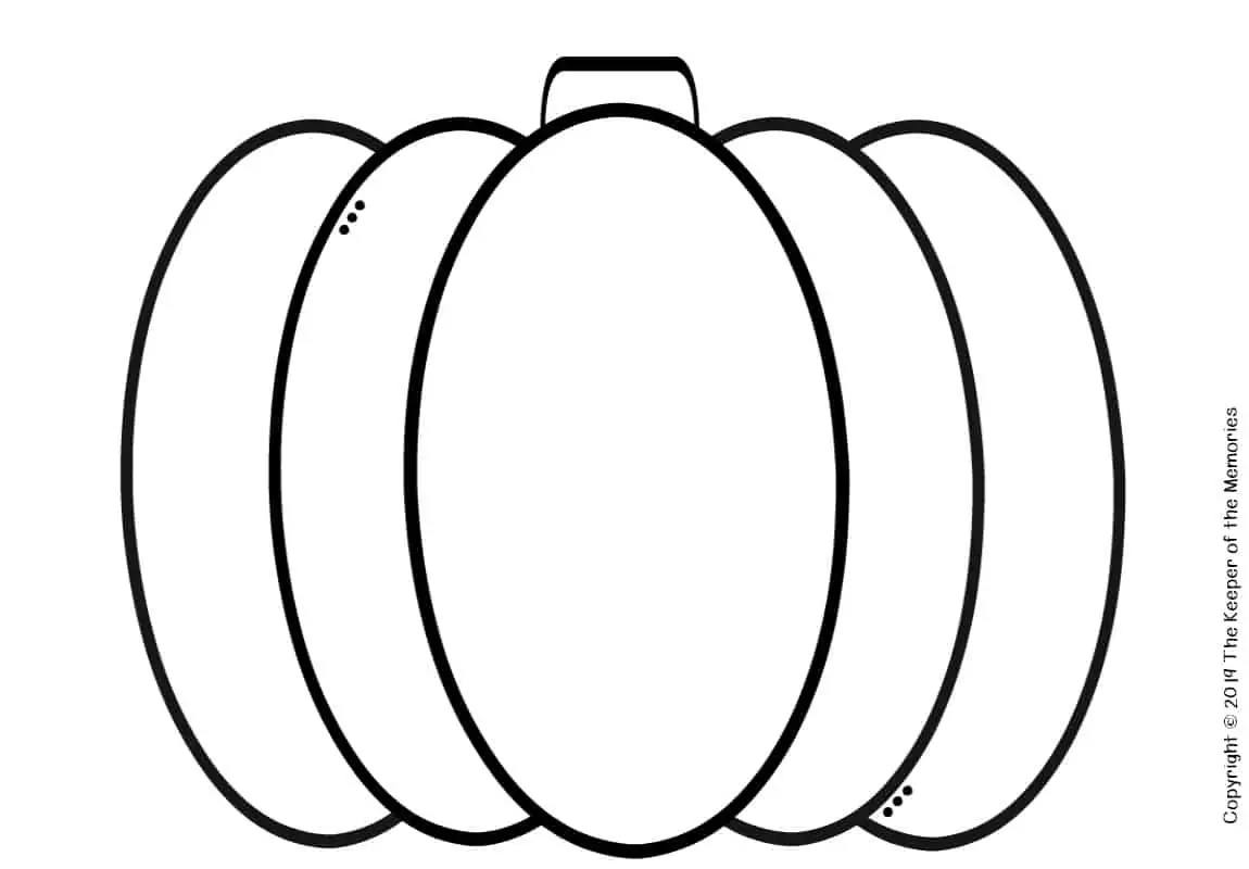 Blank Pumpkin Printable