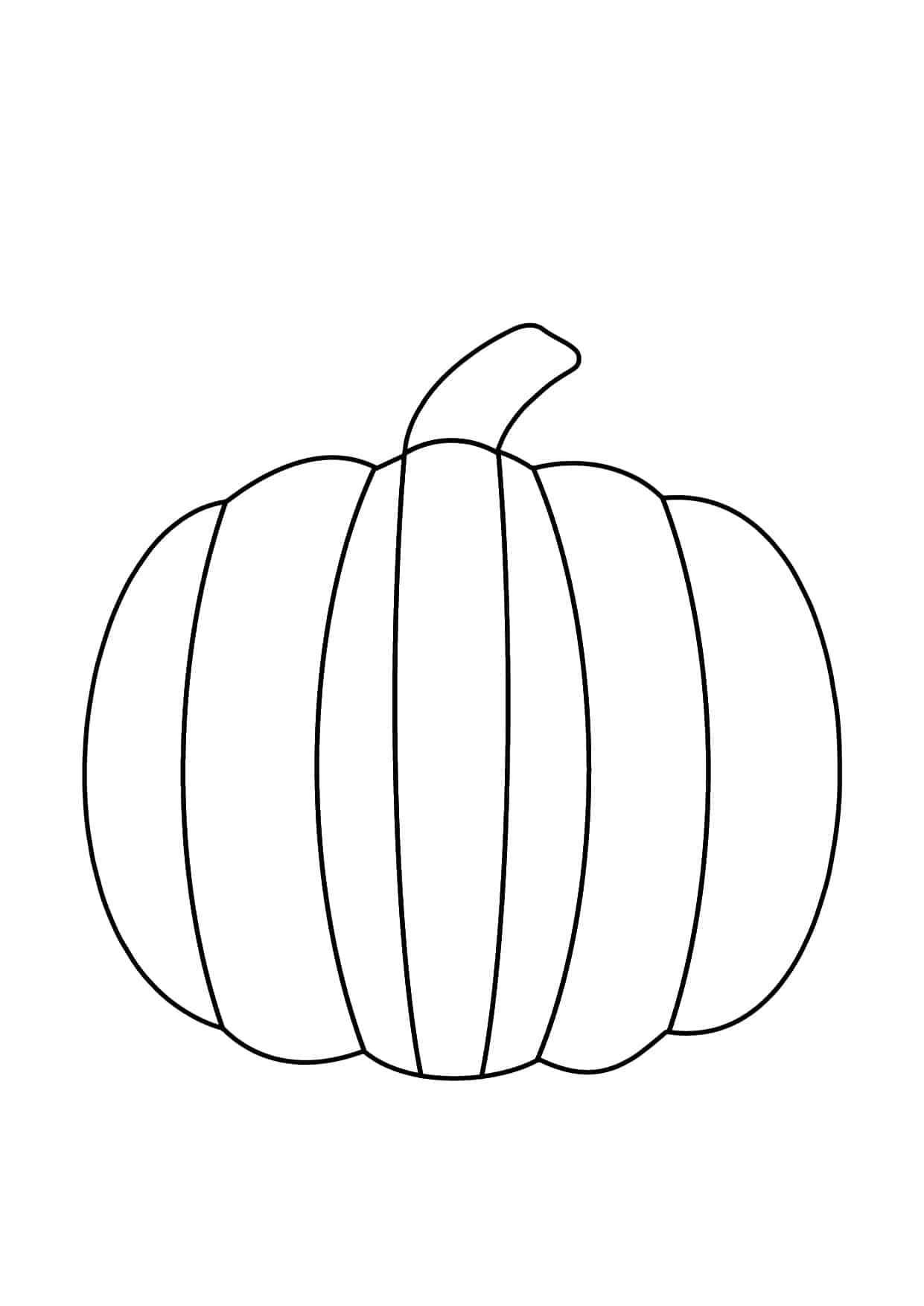 Printable Blank Pumpkin