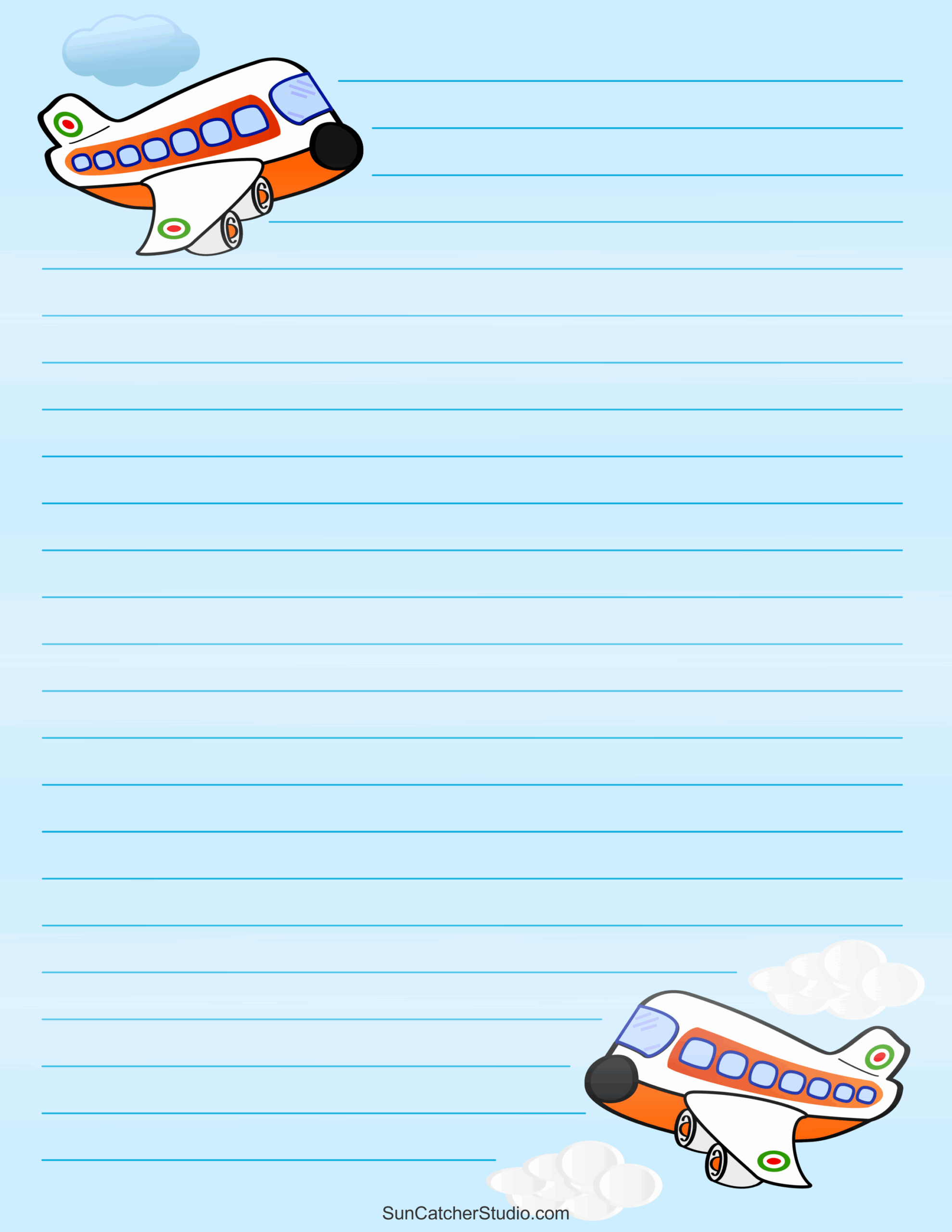 Free Printable Stationery And Lined Letter Writing Paper Free 