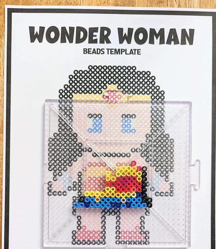 Biggie Beads Printable Blank Pattern