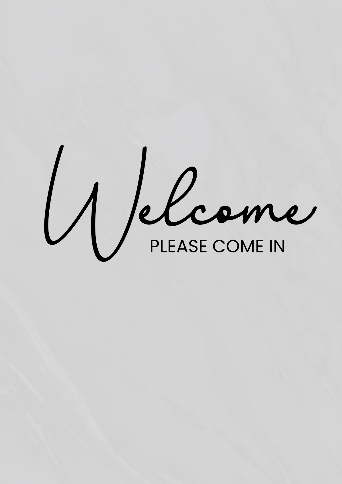 Welcome To Sign Printable Blank