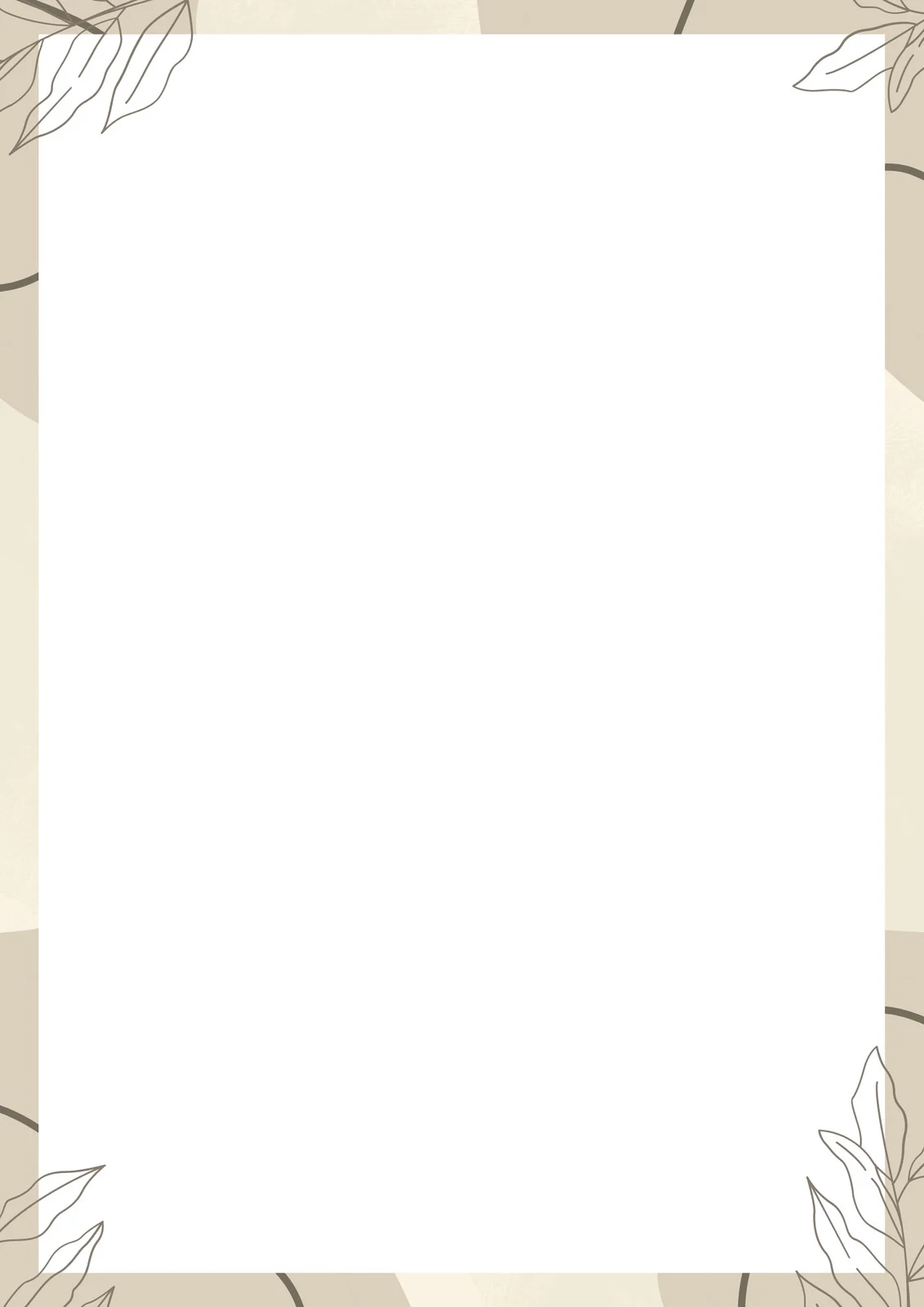 Printable Blank Pages With Borders