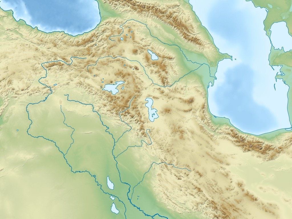Ancient Levant Map Blank Printable
