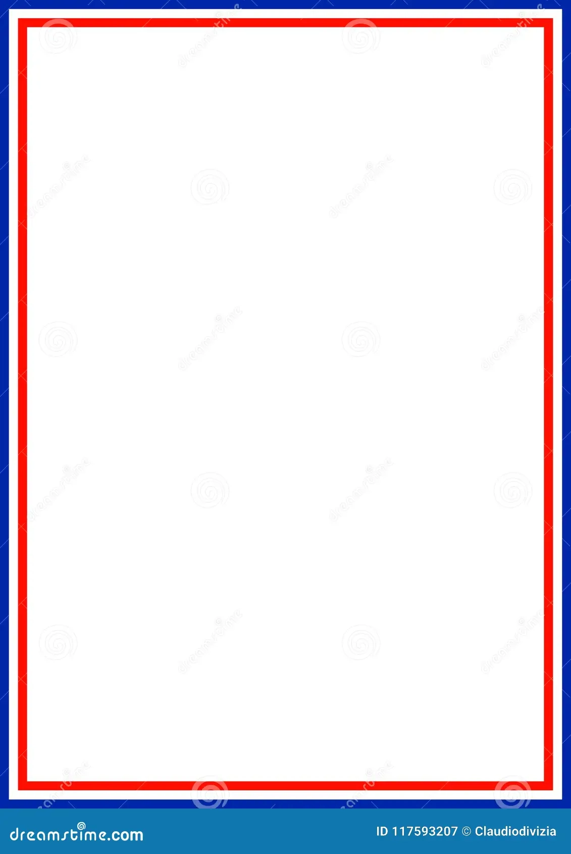 French Letterhead Blank Template Stock Image Image Of French 