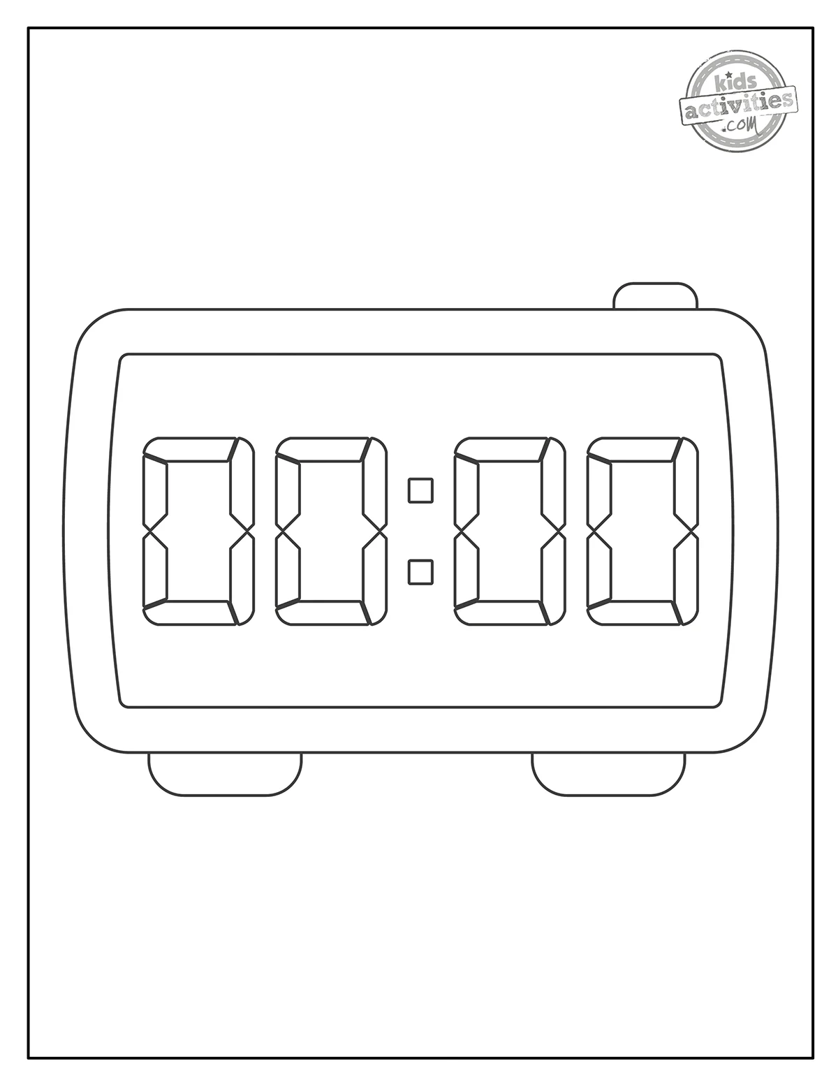Fun amp Easy Printable Clock Face Kids Activities Blog
