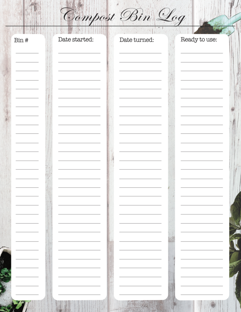 Gardening Templates CraftSaints