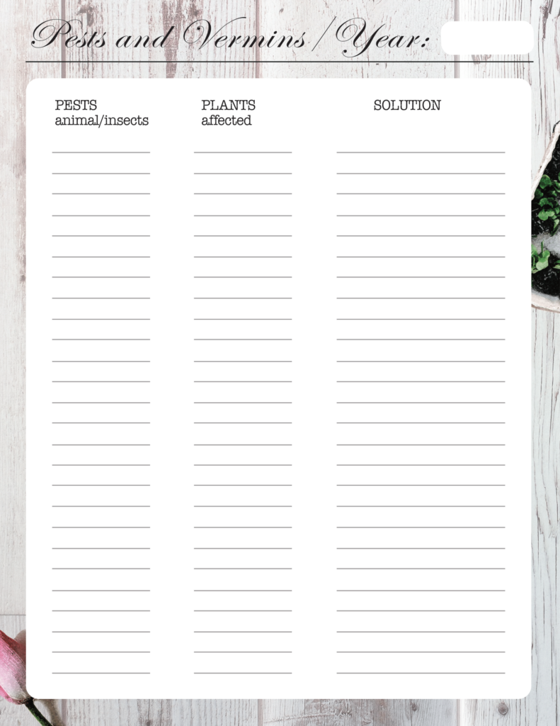 Gardening Templates CraftSaints