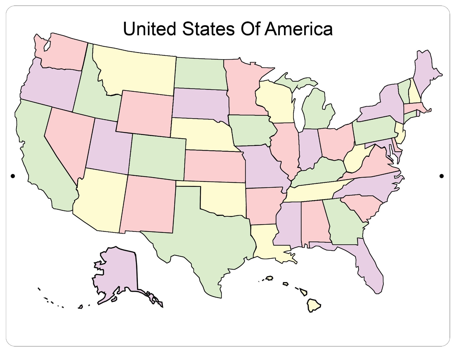 Blank Us Map Printable Numbered