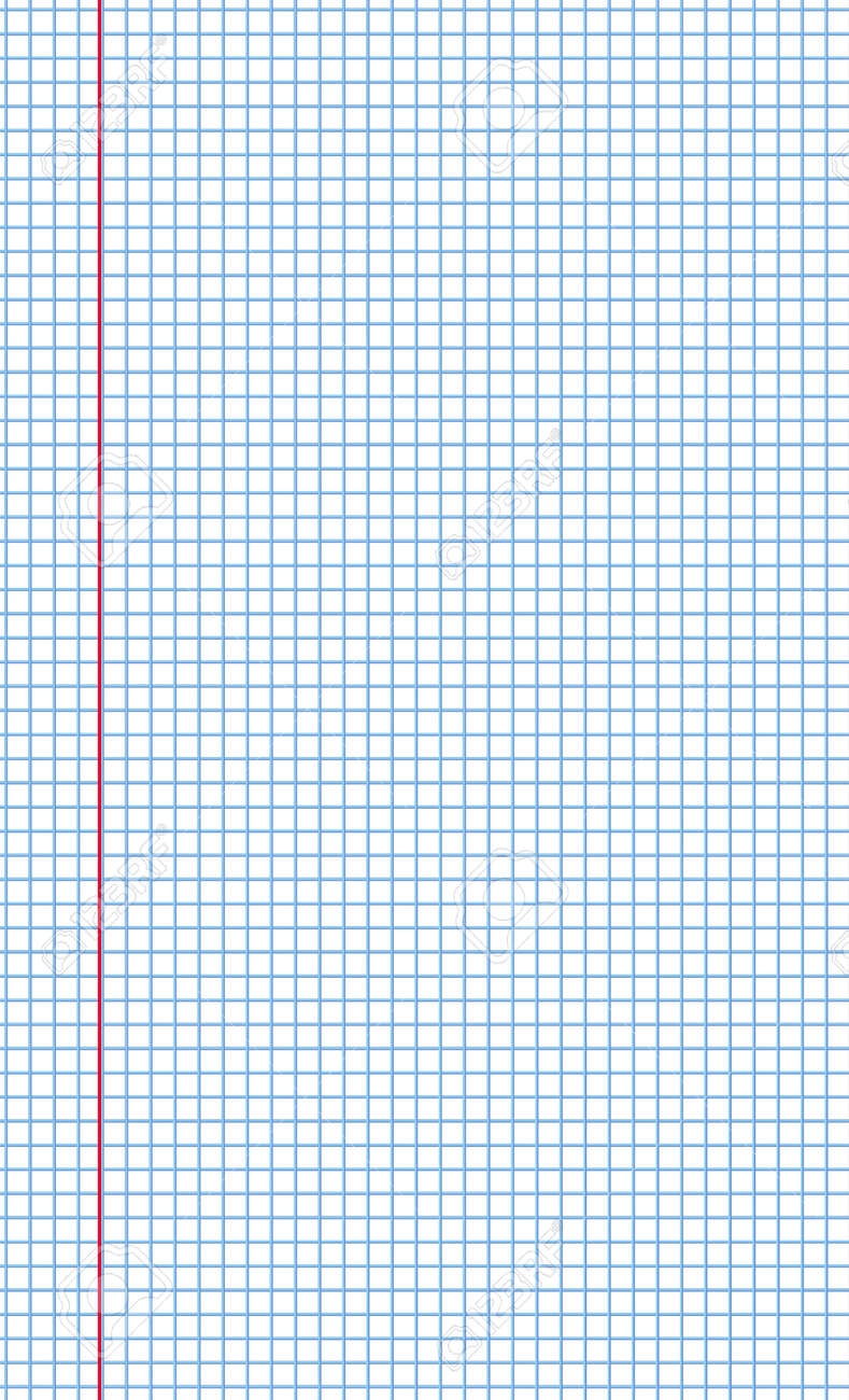 Graph Paper Printable Squared Grid Paper With Color Horizontal 