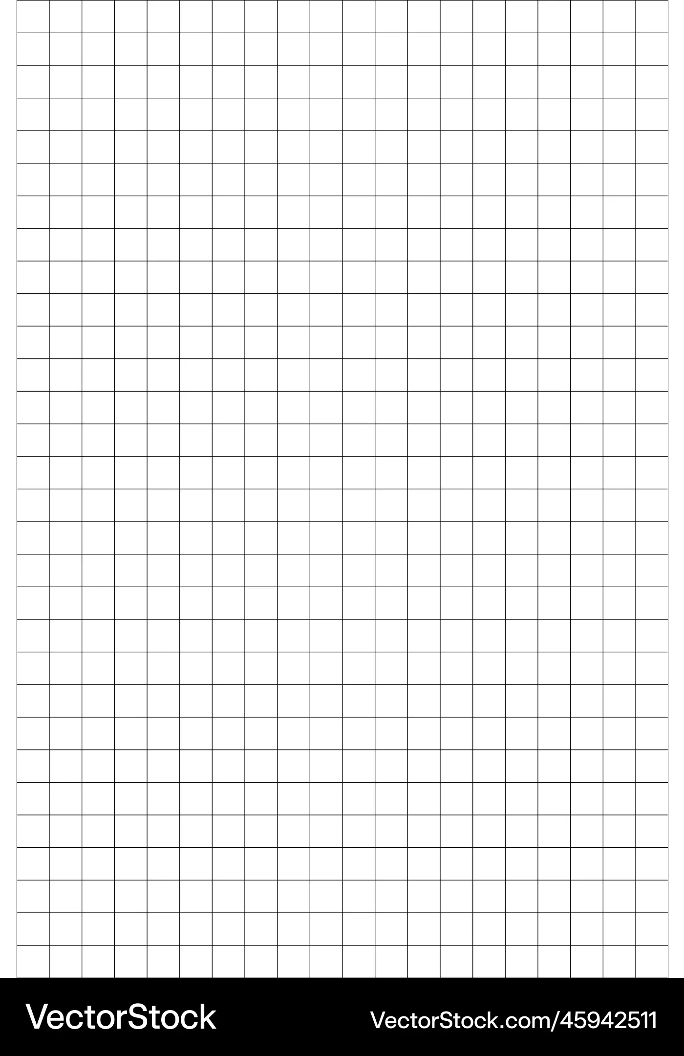 Grid Print Background Checkered Sheet Template Vector Image