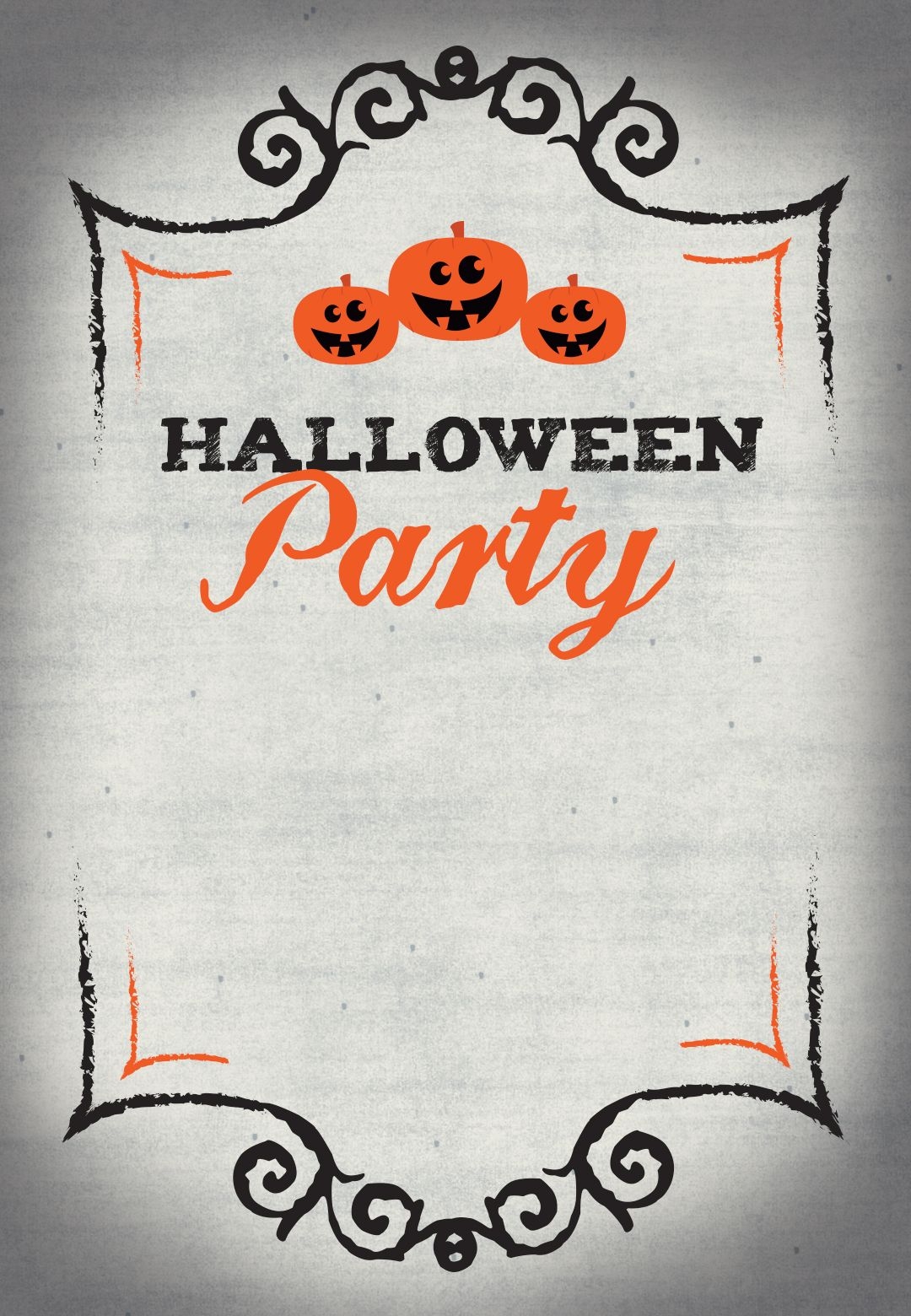 Halloween Party Halloween Party Invitation Template Free 