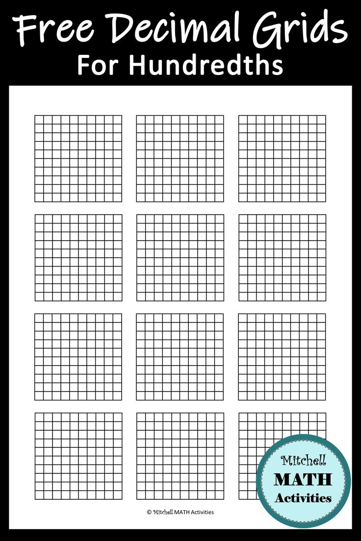 Hands on Activities For Decimal Tenths And Hundredths