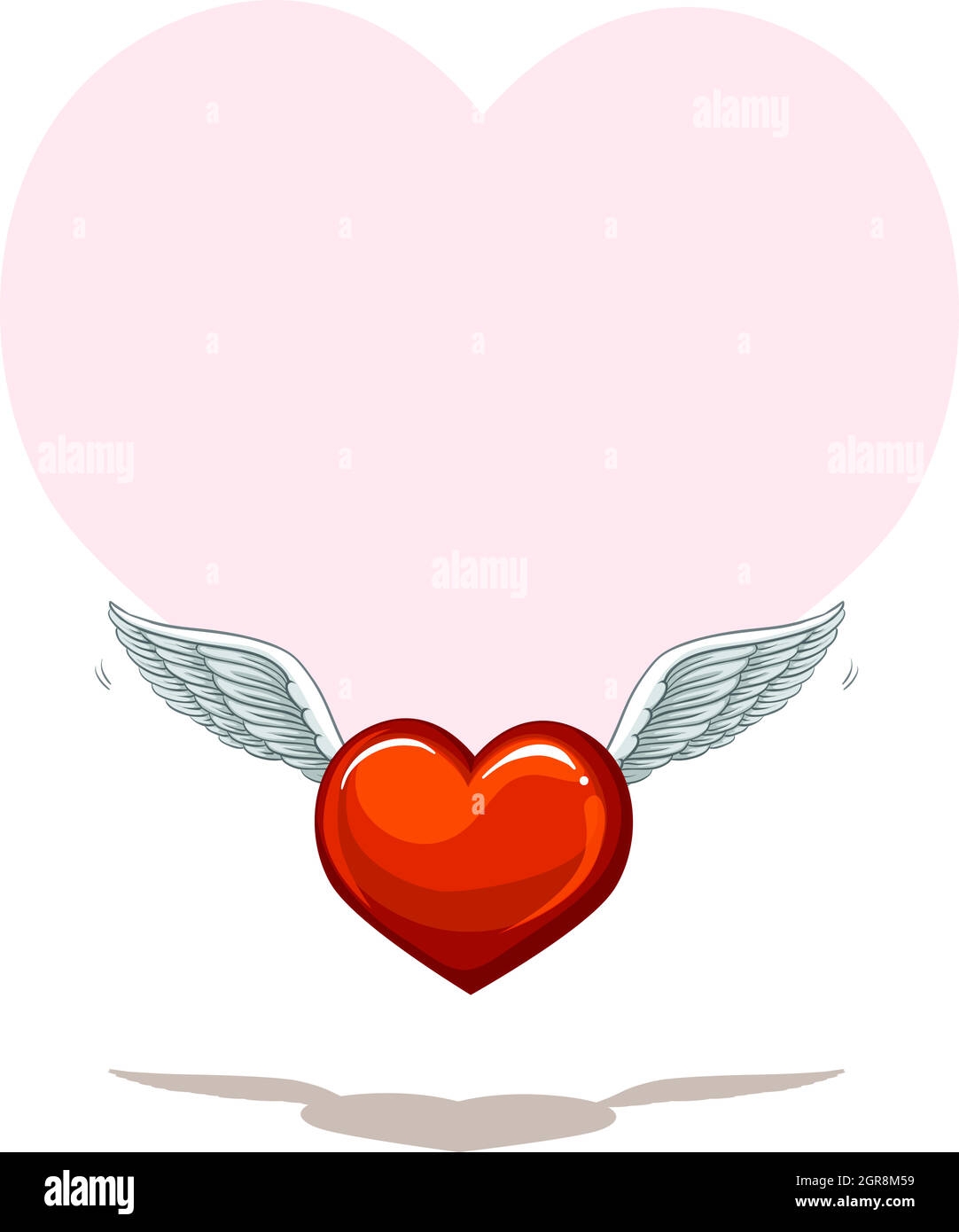 Blank Red Heart Printable