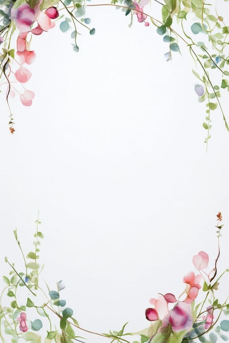 High Resolution Printable Greeting Card Sweet Peas 3 DIY Blank 