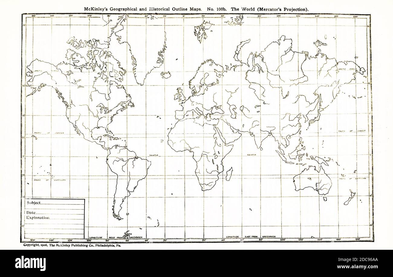 Historical Outline Map Of World Hi res Stock Photography And 