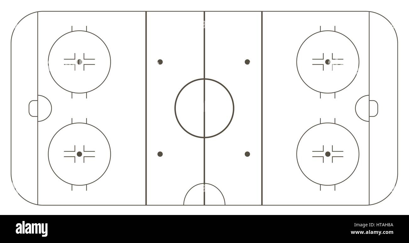 Printable Blank Rink Diagrams