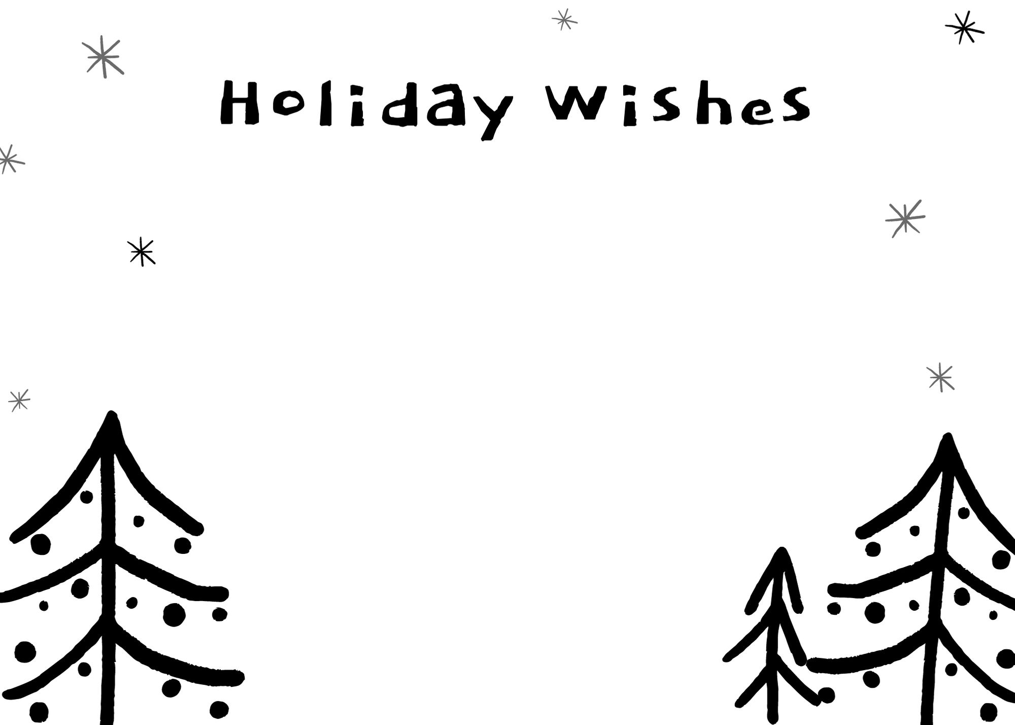 Holiday Card Templates For Our Kids