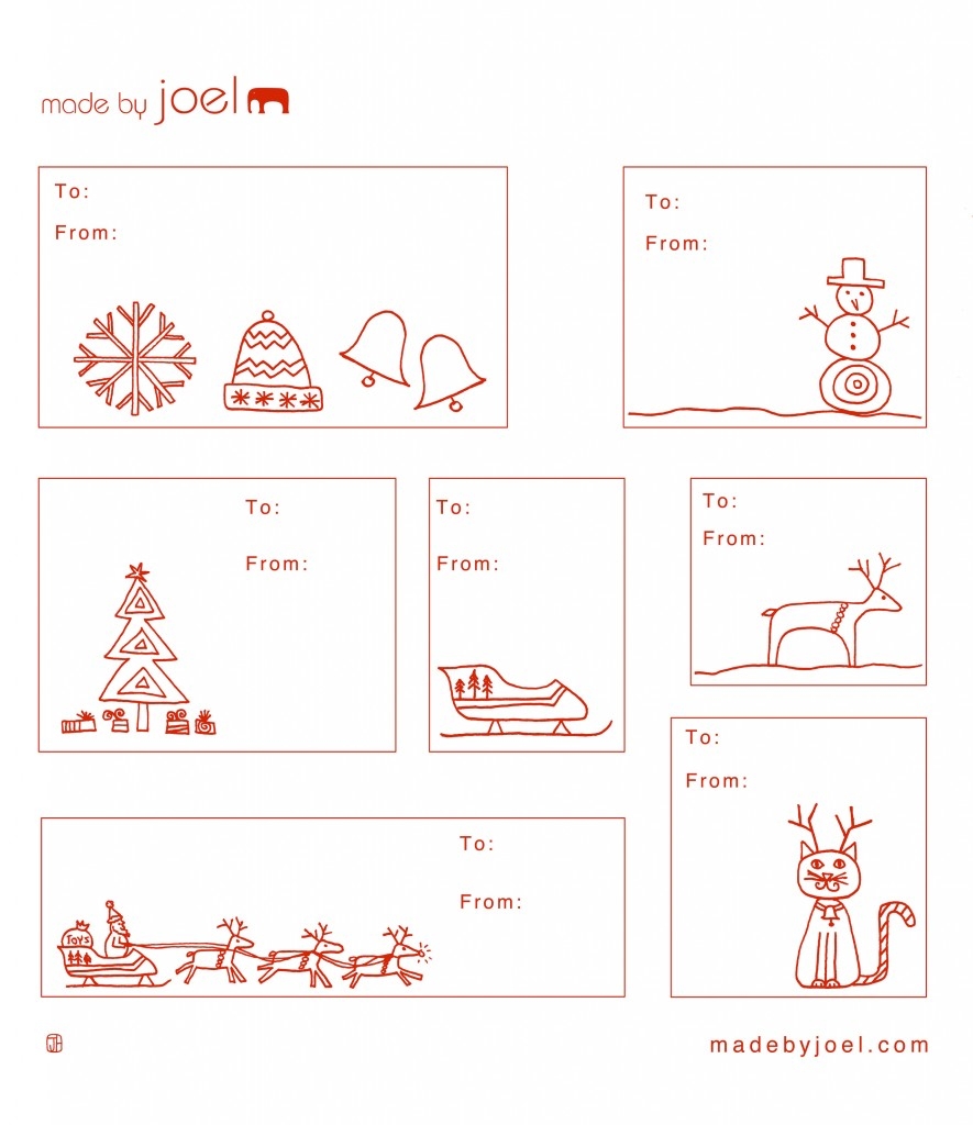 Free Printable Blank Christmas Tags