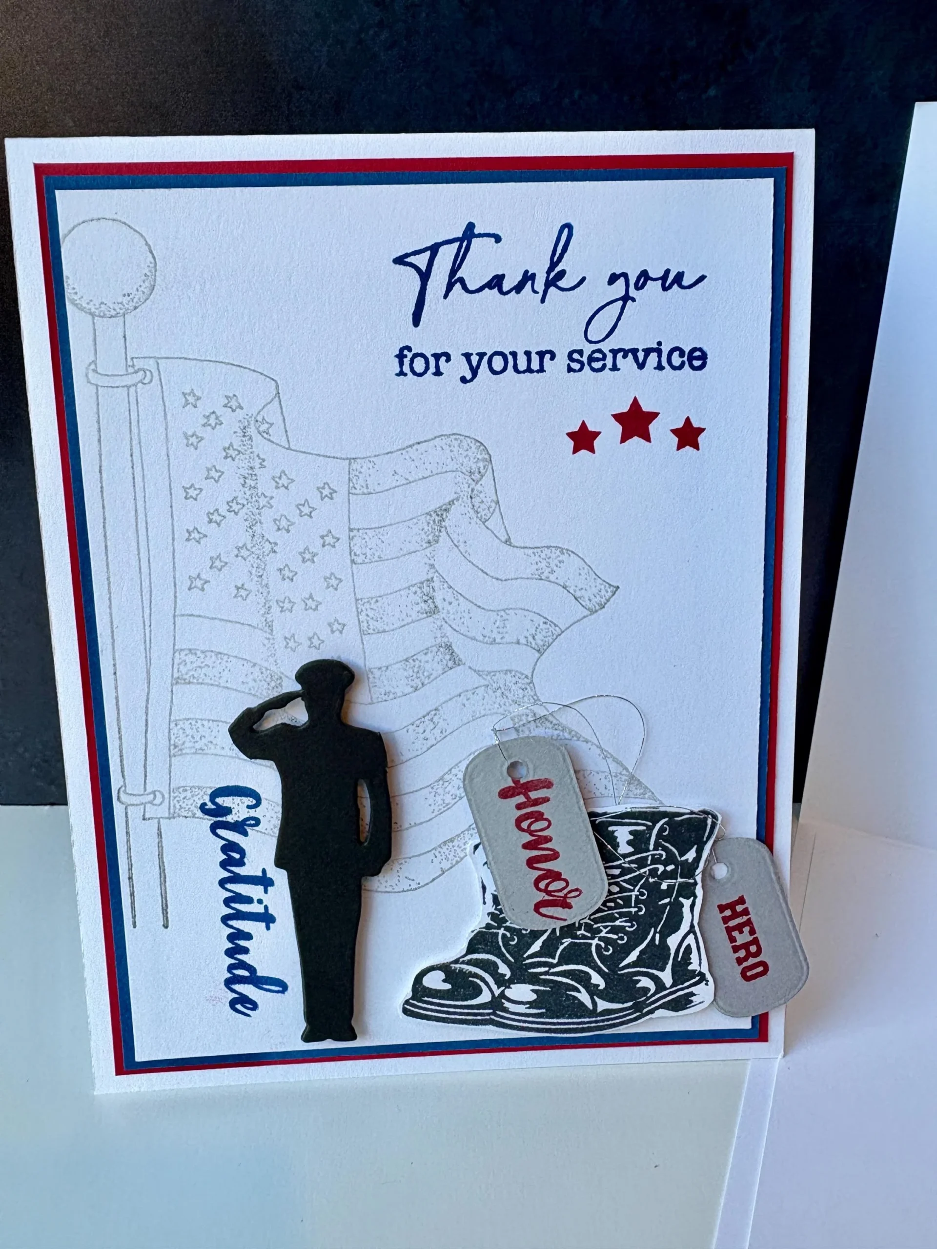Honor Flight Greeting Card Etsy