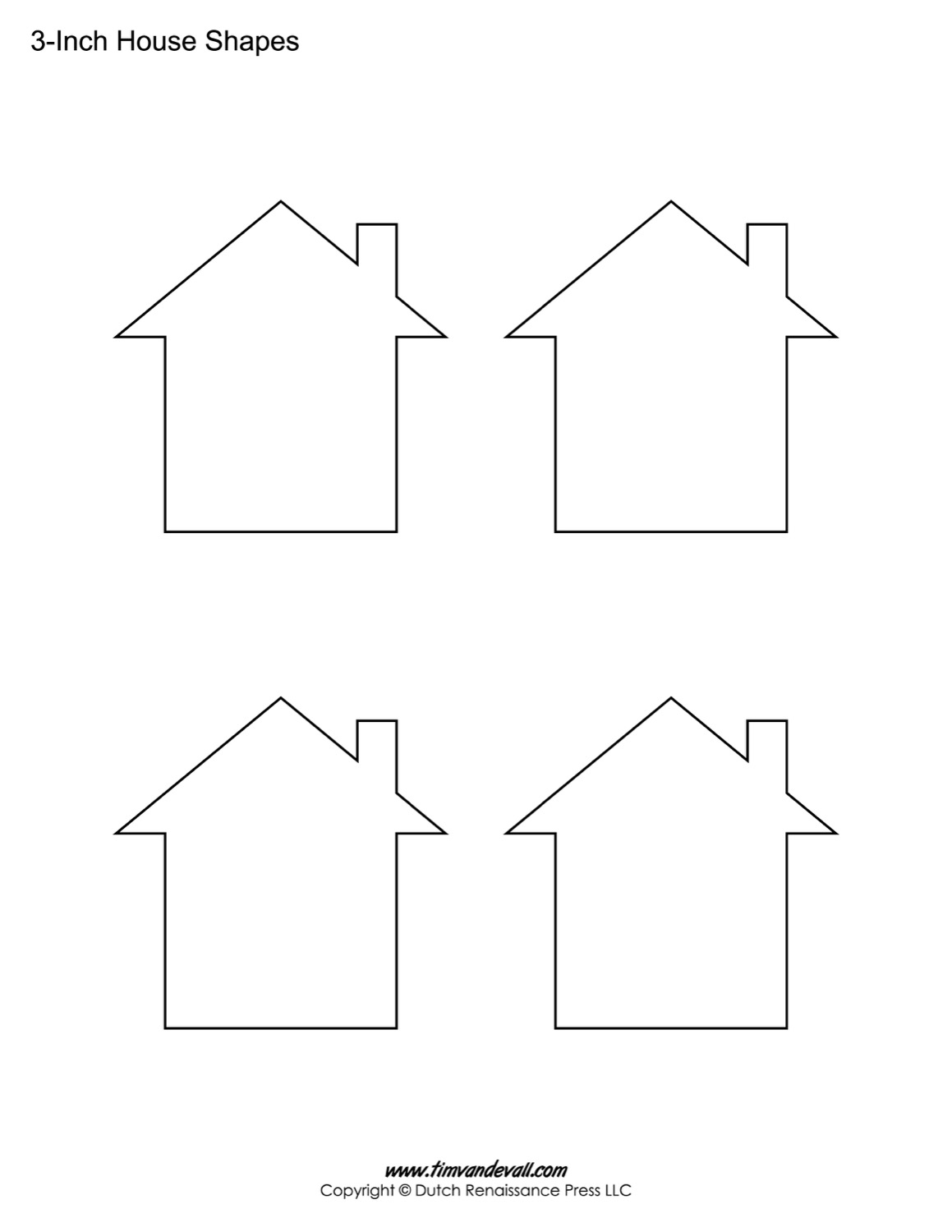 Printable Blank Shapes Template