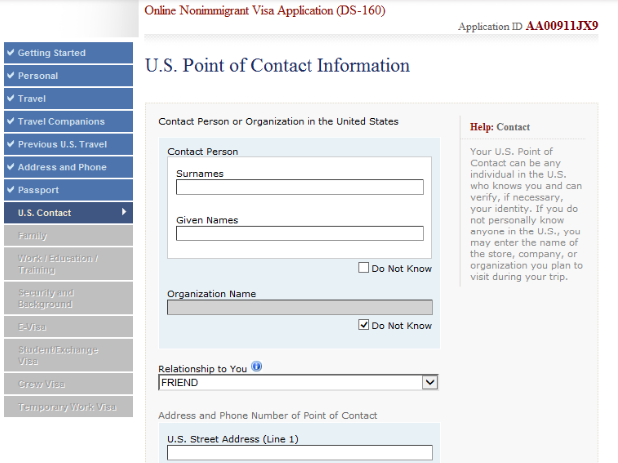 Printable Blank Ds-160 Form Pdf