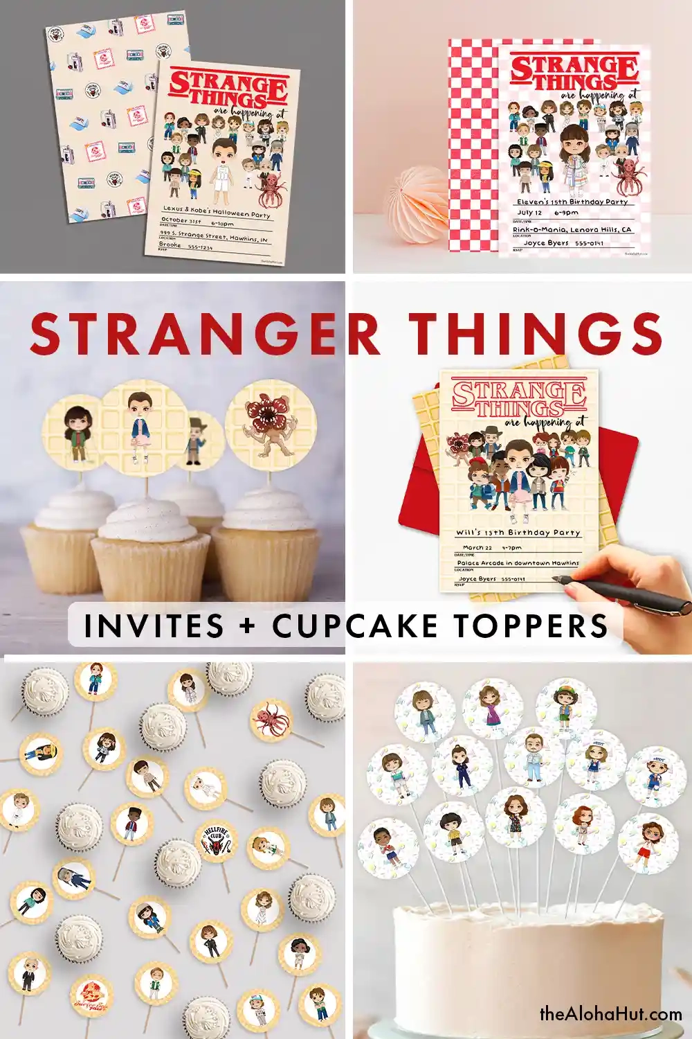 Stranger Things Printable Blank Labels