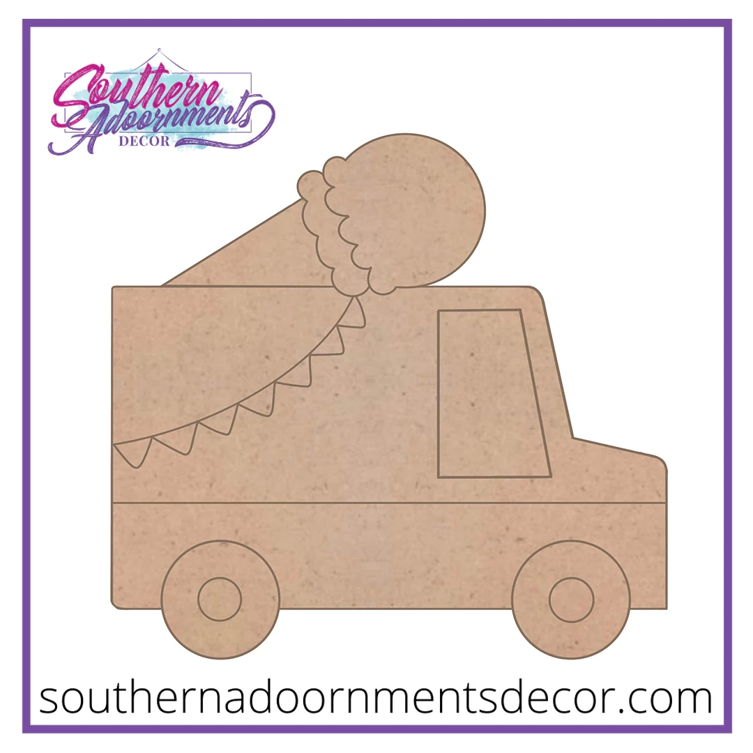 Ice Cream Truck Blank
