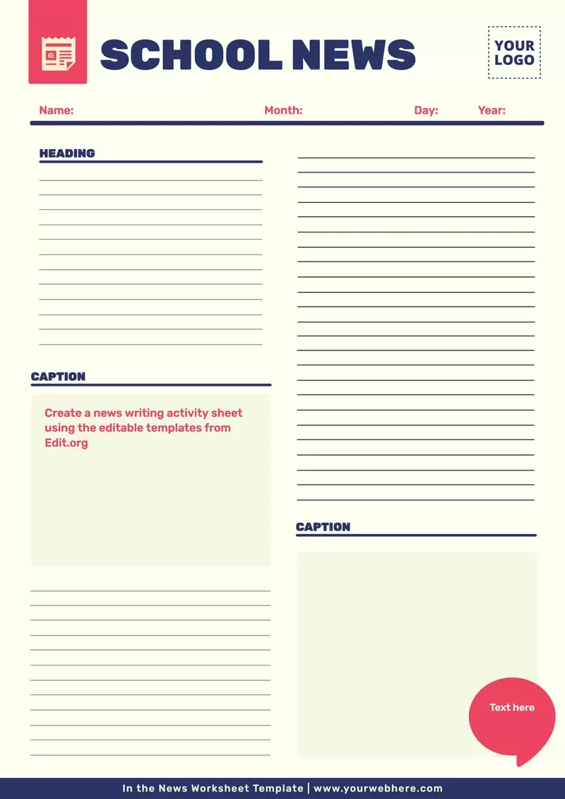 In The News Worksheets For Students