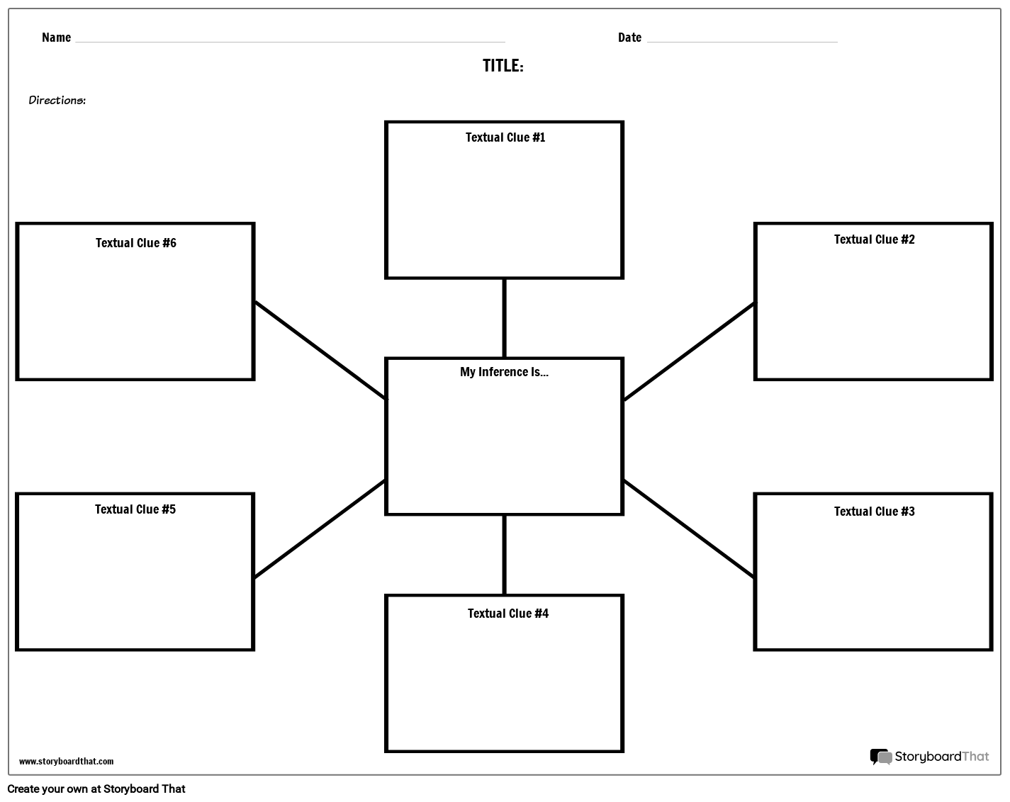 Inference Worksheets Storyboard That For Effective Learning