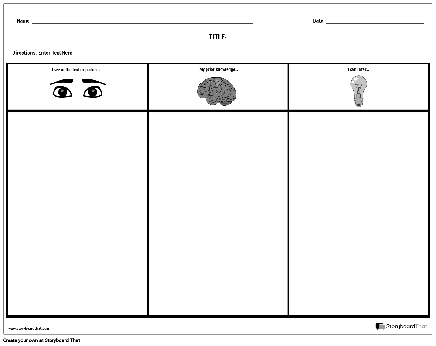 Inference Worksheets Storyboard That For Effective Learning