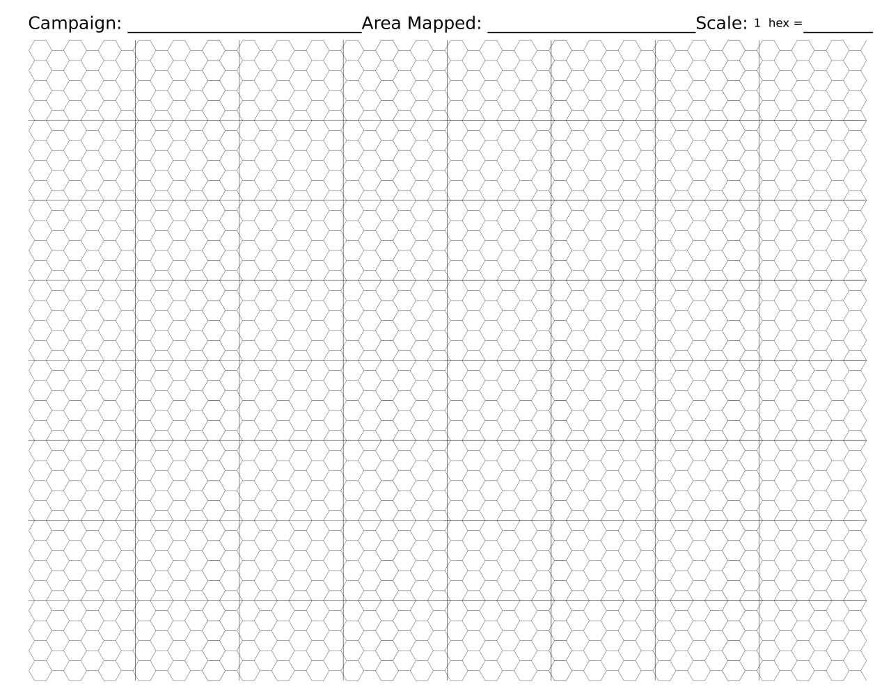 Infinite Machine Blank Hex Maps 