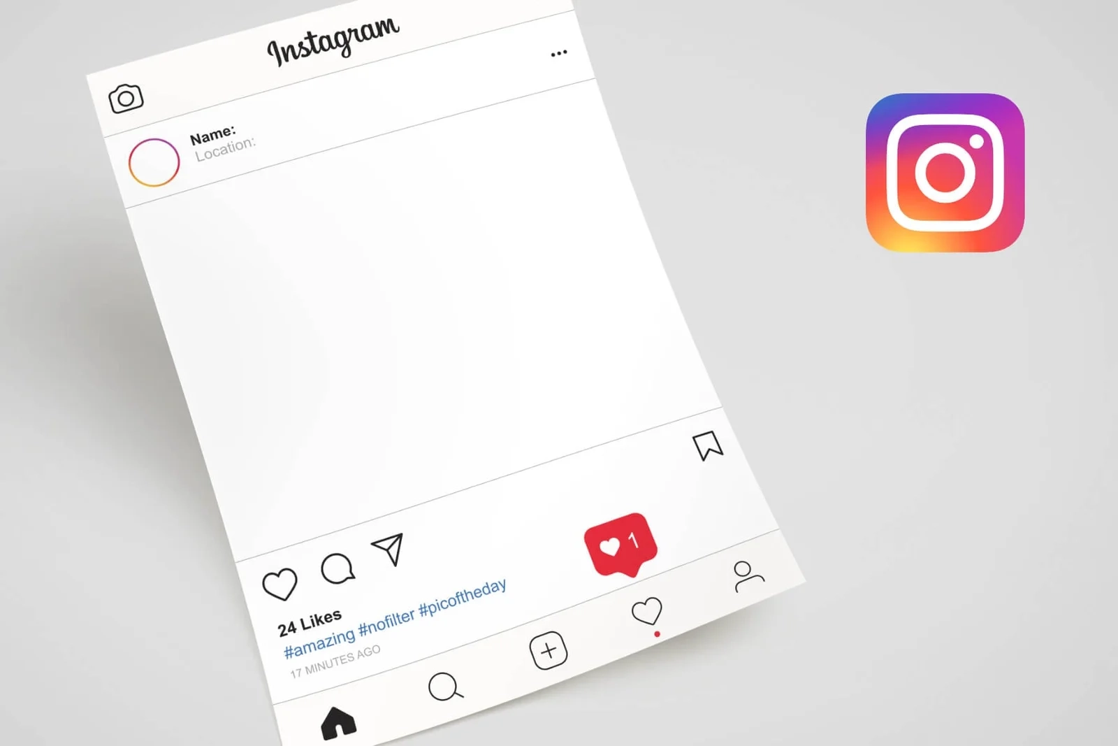 Instagram Template Paperzip