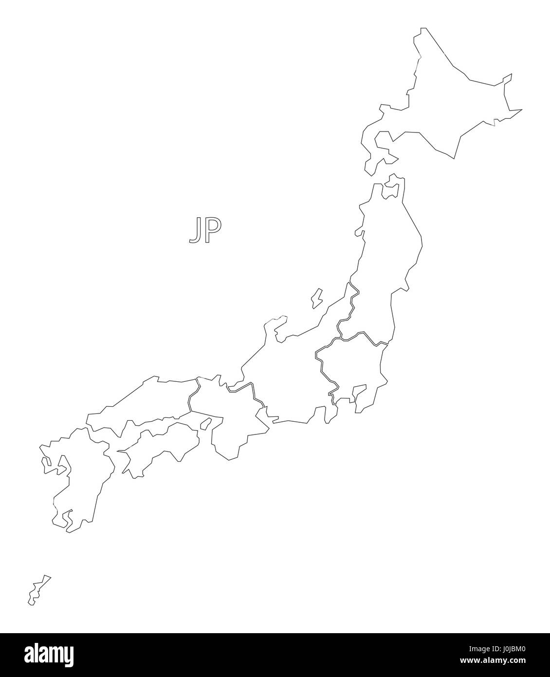 Printable Blank Map Of Japan