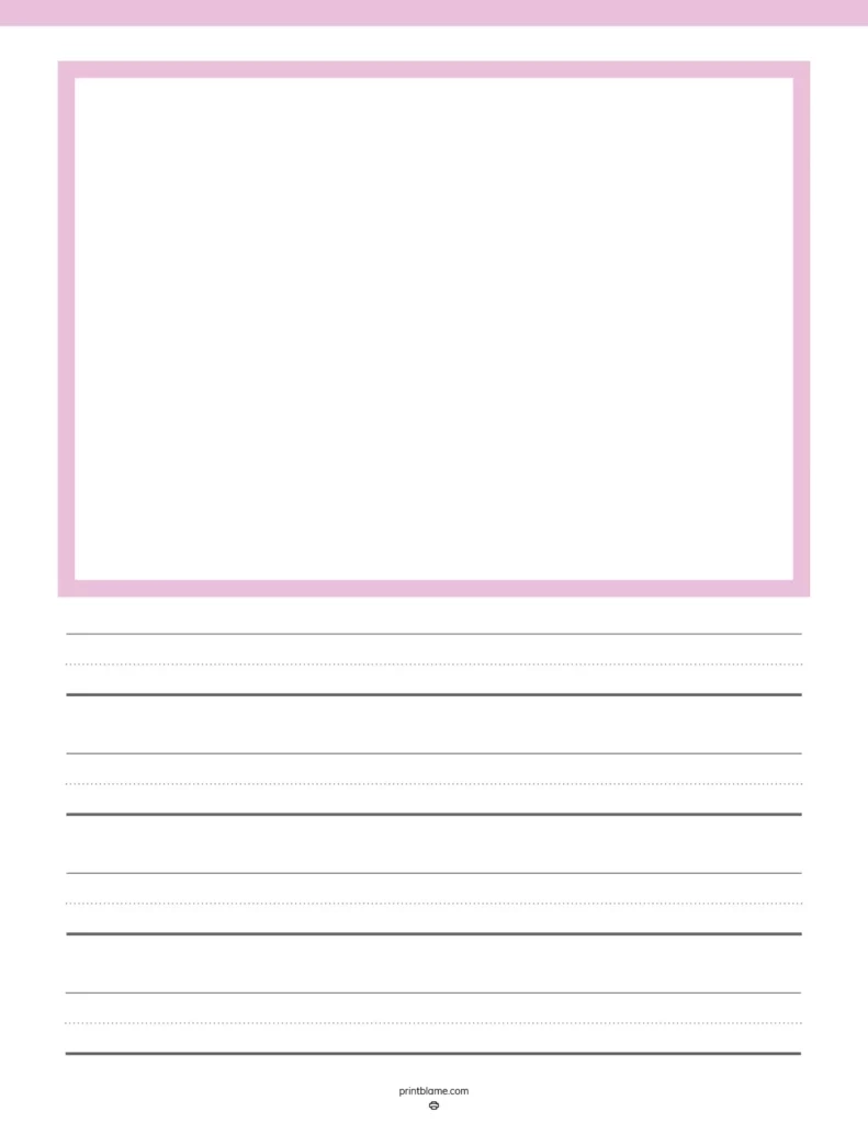 Kids Story Paper PDF FREE Printable Draw And Write Journal
