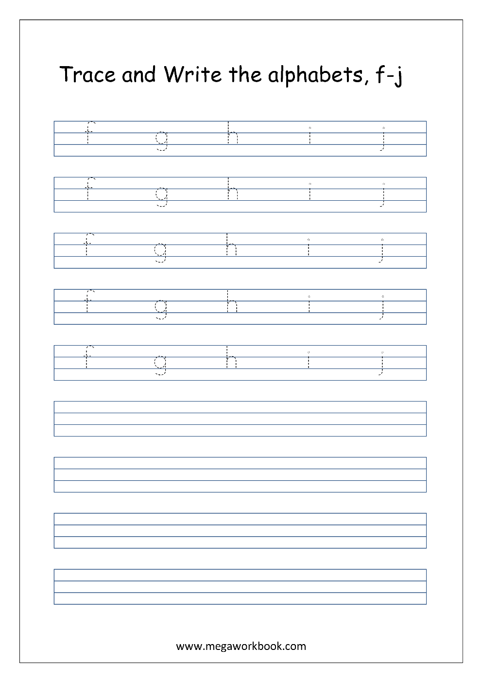 Printable Alphabet Cards Blank