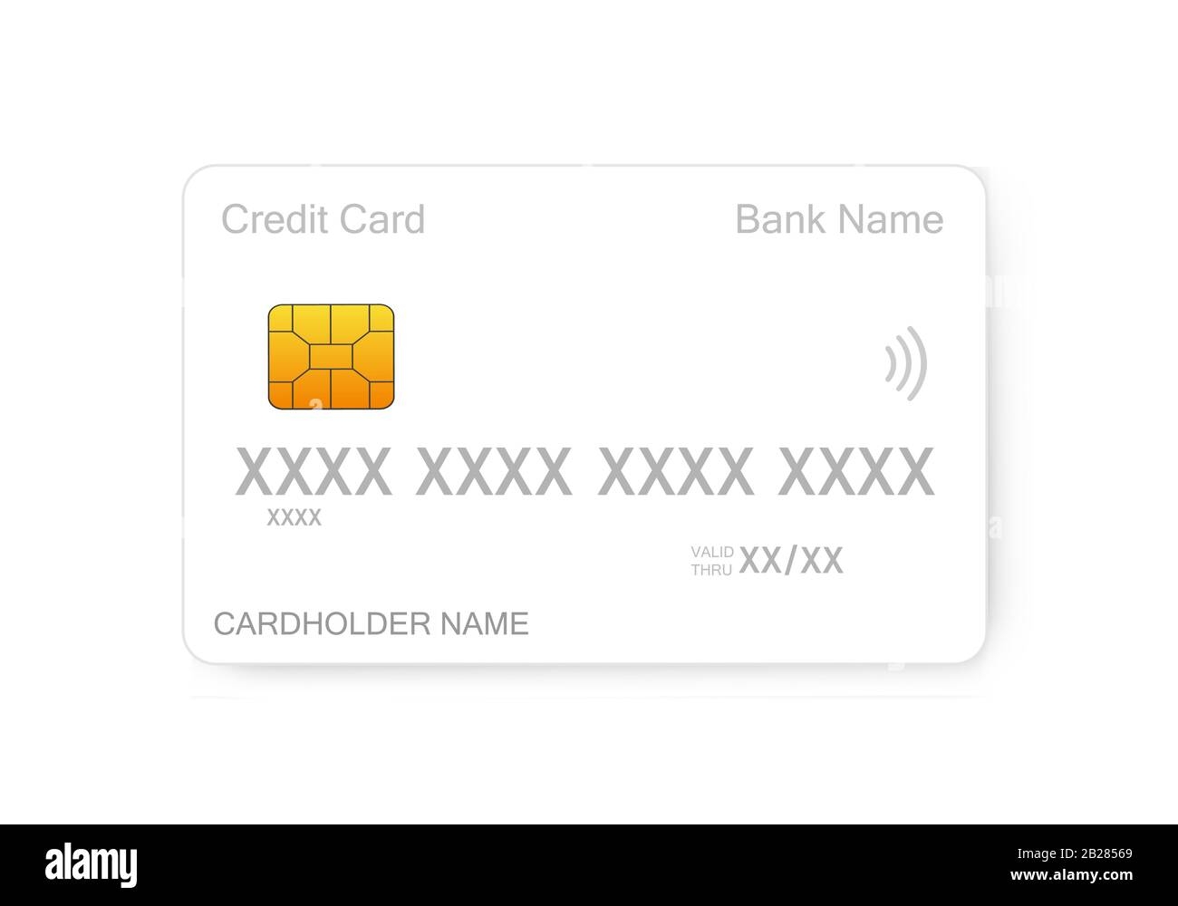 Blank Printable Credit Card
