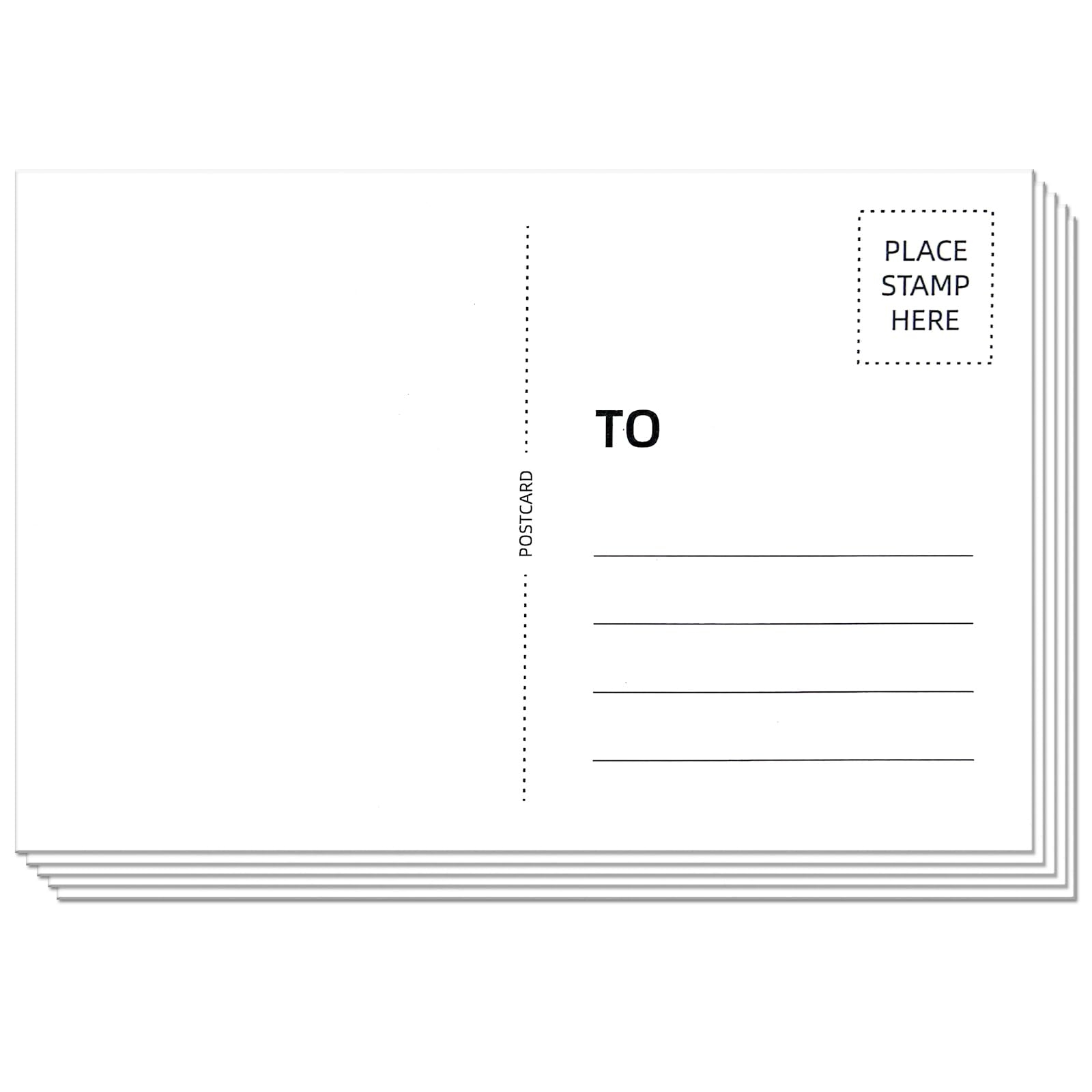 Kuanfine 50 Pieces Blank Postcards For Mailing 4 X 6 Inch Thick 