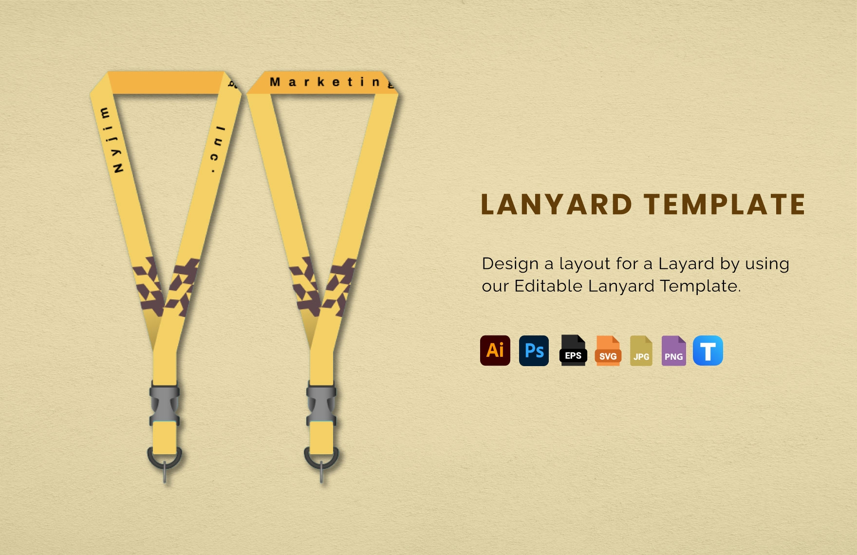 Lanyard Template In Illustrator Photoshop JPG PNG EPS SVG Lanyard Template In Illustrator Photoshop JPG PNG EPS SVG