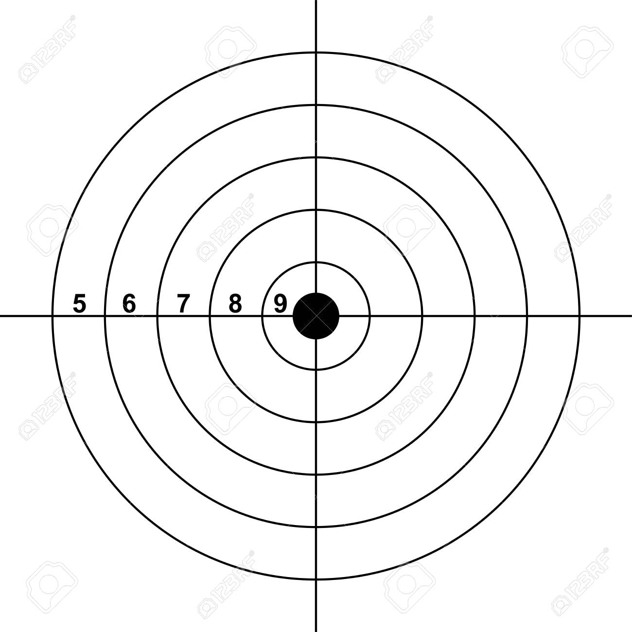 Blank Targets Printable