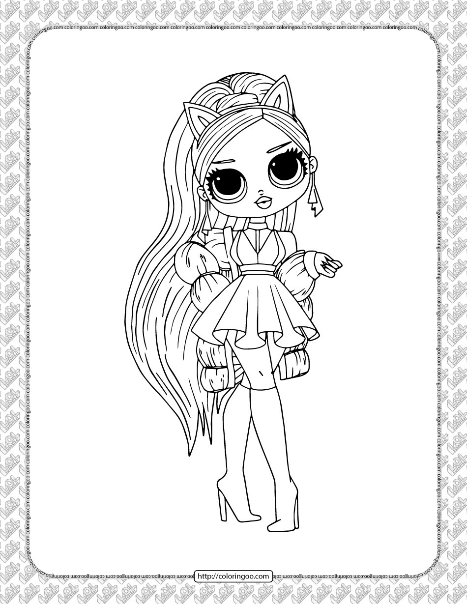 Lol Coloring Pages Lol Surprise Doll Template Lol Printable Dolls