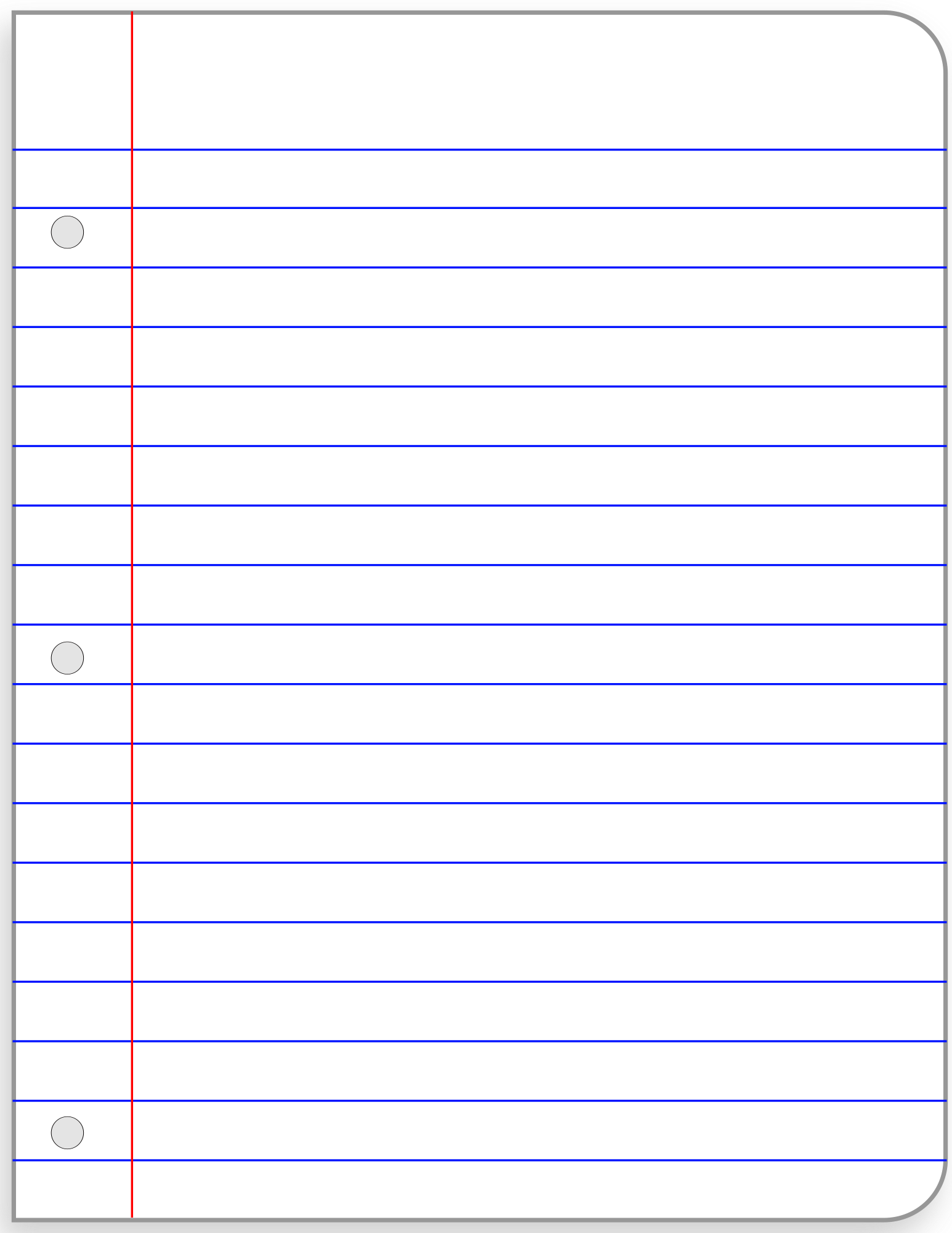 Loose Leaf Paper Openclipart