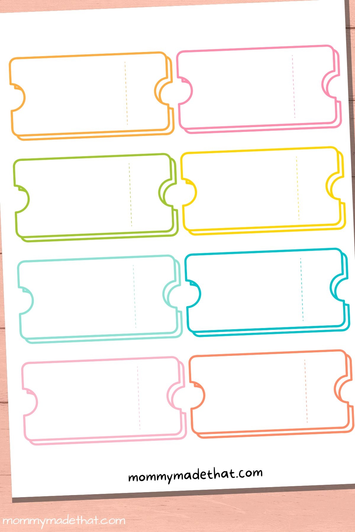 Blank Coupon Template Printable