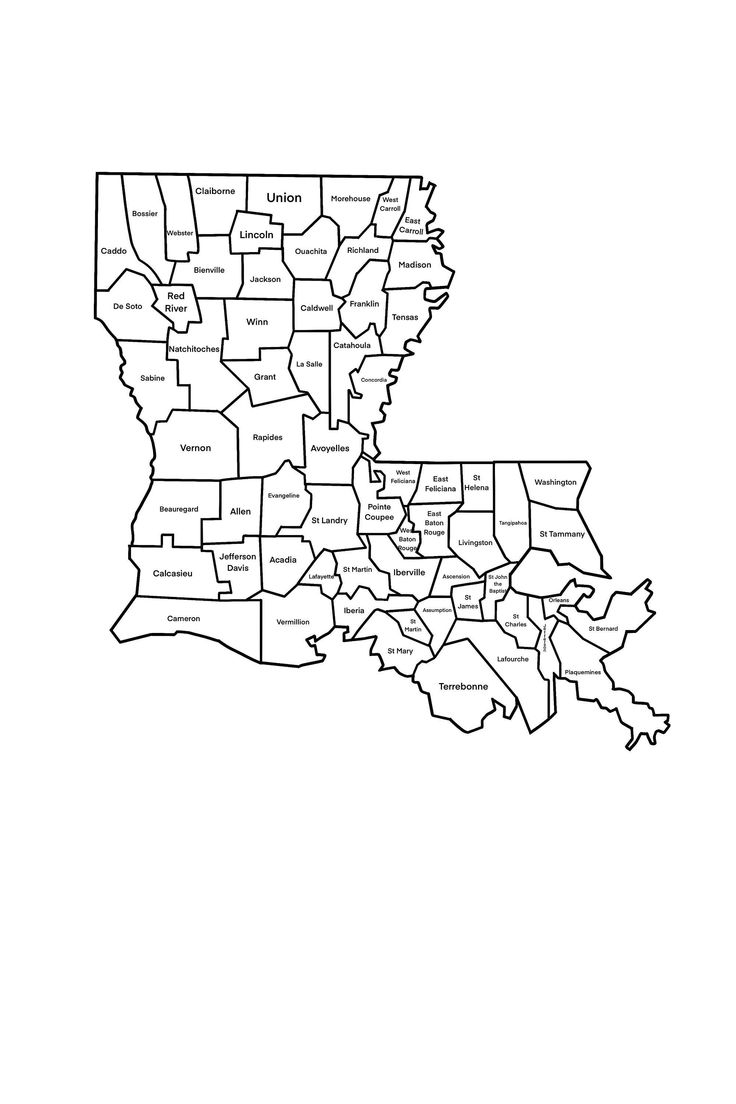 Louisiana Parish Map Etsy Sales Tracker Map Louisiana Parish 