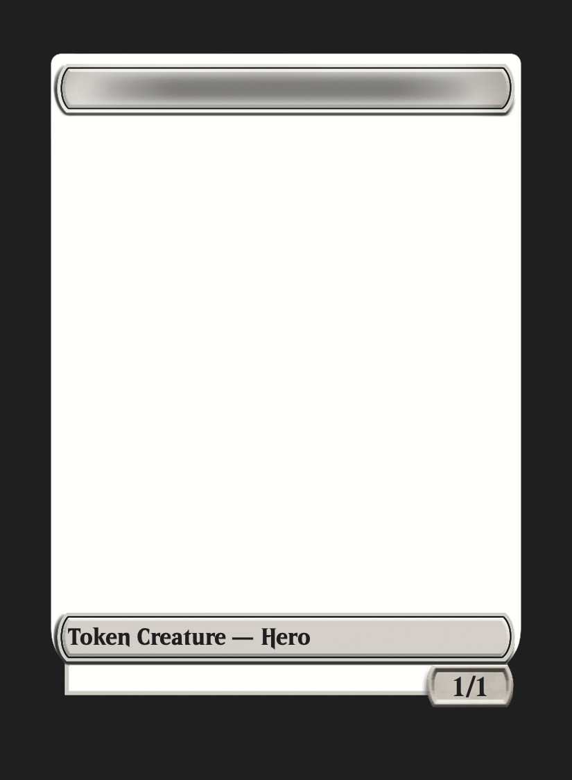 Mtg Printable Token Blank