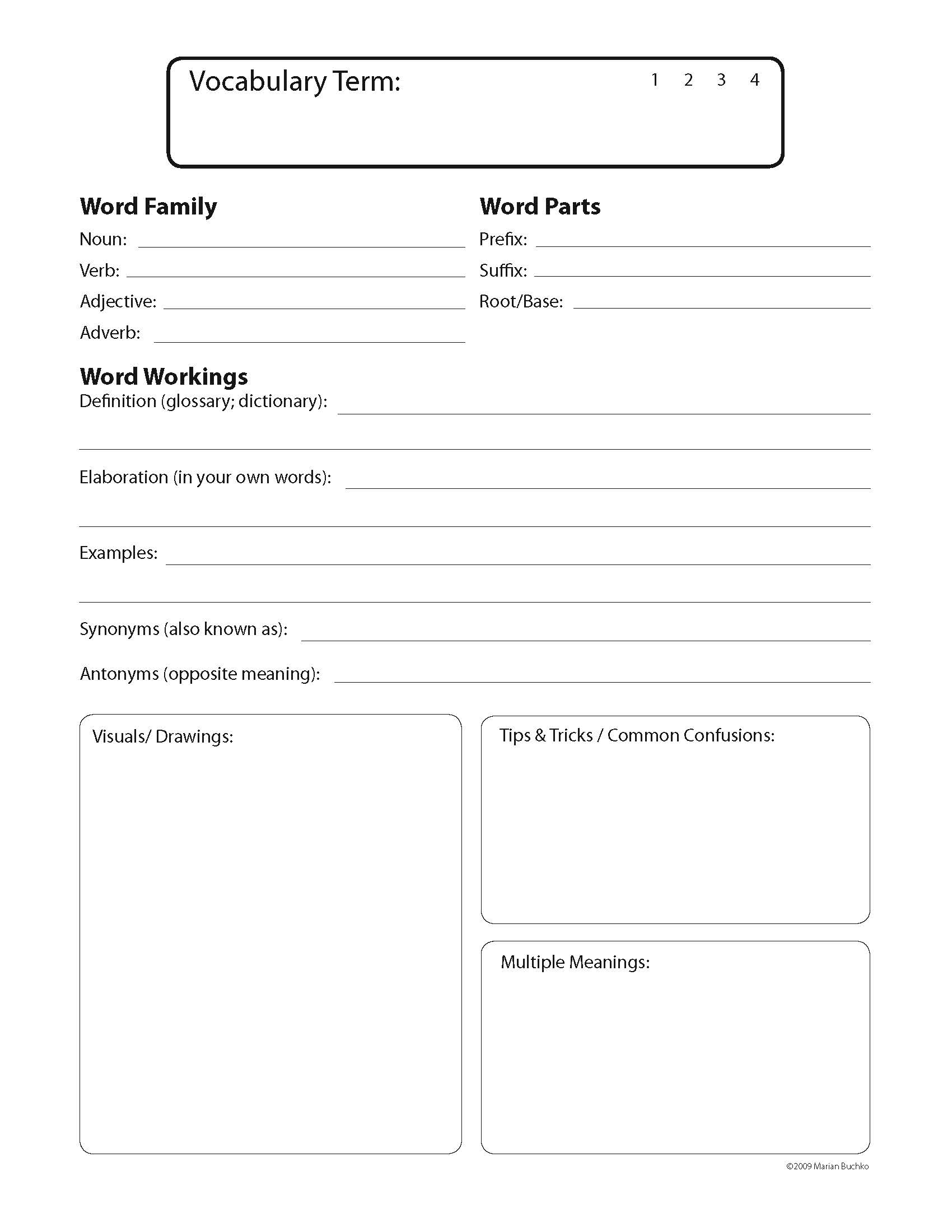 Maintain Vocabulary Notebooks Smekens Education Solutions