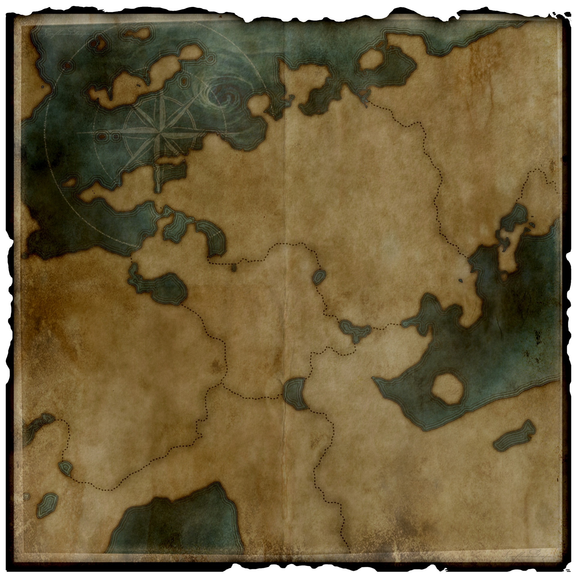 Printable Blank Fantasy Map